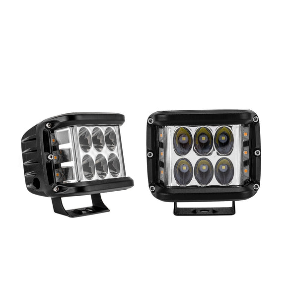 Universal Off - road ATV/UTV/Golf Cart 4" 60W LED Fog Lights Work Light Pods - WeiSen - 70201004