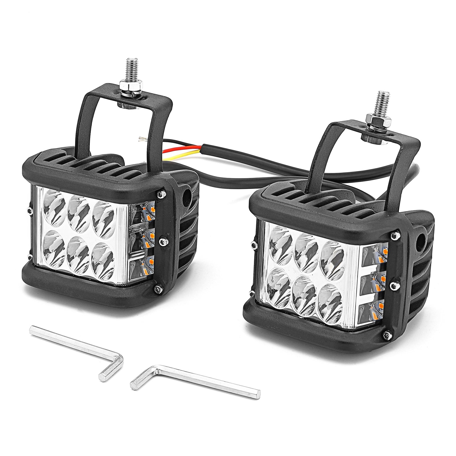 Universal Off-road ATV/UTV/Golf Cart 4" 60W LED Fog Lights Work Light Pods - Weisen