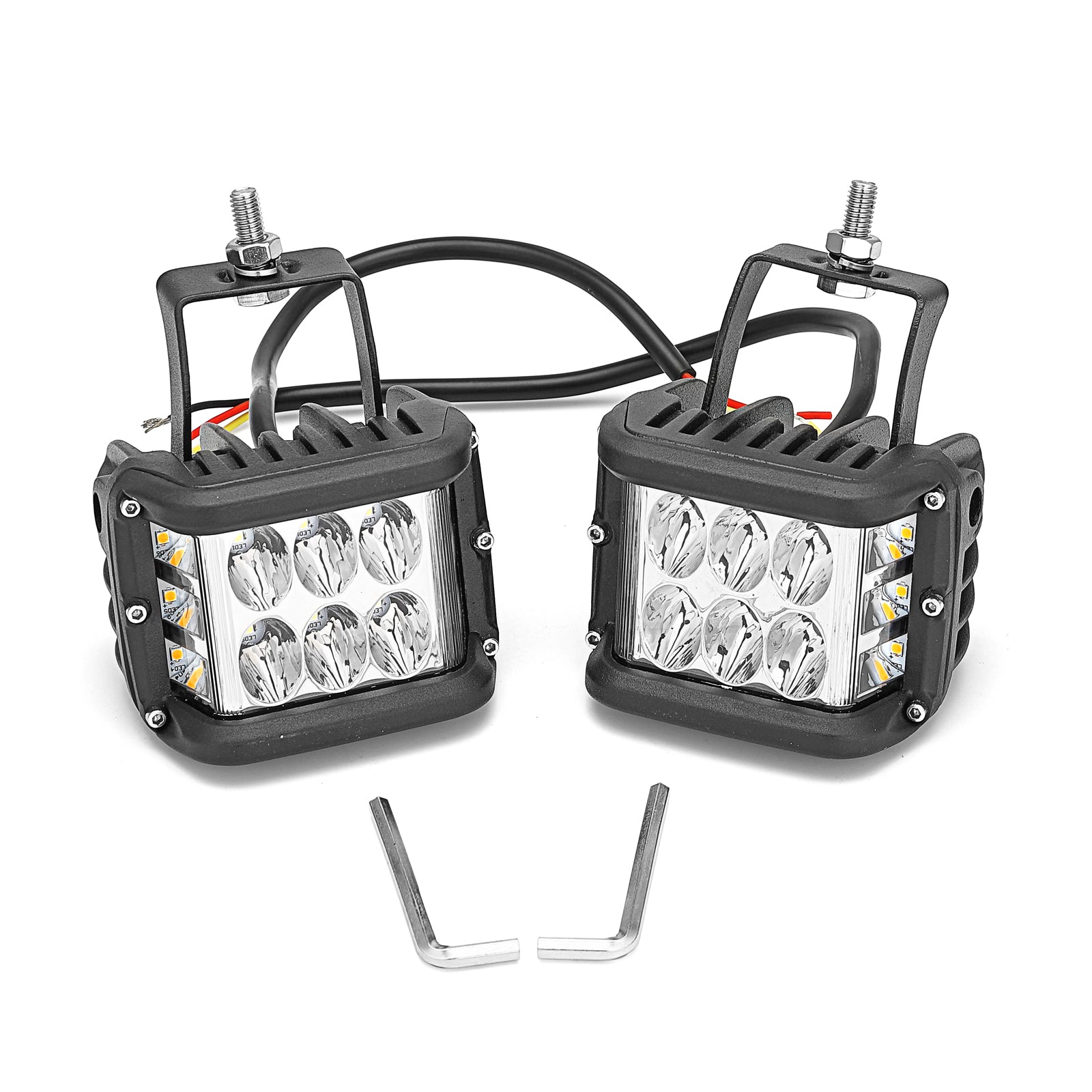 Universal Off - road ATV/UTV/Golf Cart 4" 60W LED Fog Lights Work Light Pods - WeiSen - 70201004