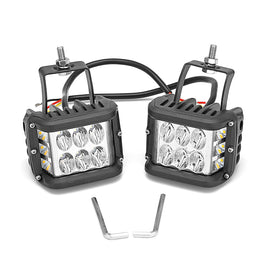 Universal Off - road ATV/UTV/Golf Cart 4" 60W LED Fog Lights Work Light Pods - WeiSen - 70201004