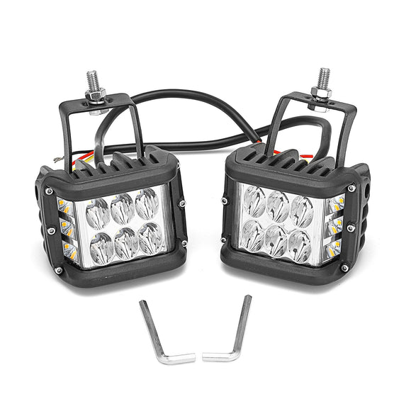 Universal Off - road ATV/UTV/Golf Cart 4" 60W LED Fog Lights Work Light Pods - WeiSen - 70201004
