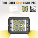 Universal Off - road ATV/UTV/Golf Cart 4" 60W LED Fog Lights Work Light Pods - WeiSen - 70201004