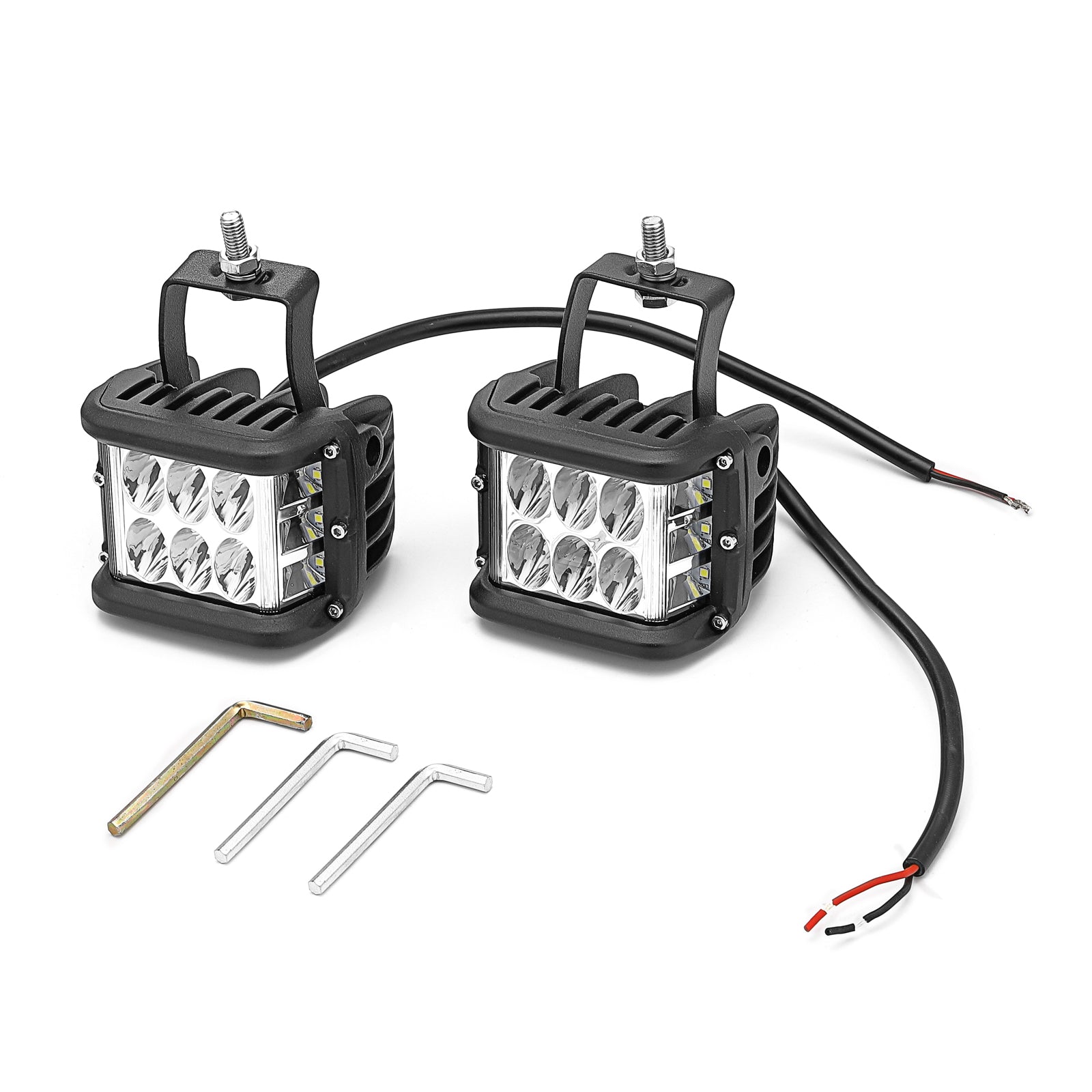 Universal Off-road ATV/UTV/Golf Cart 4" 60W LED Work Light Pods Fog Lights - Weisen