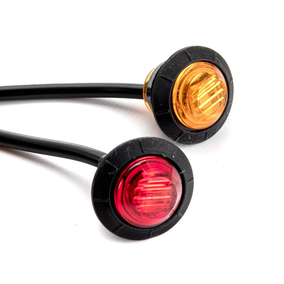 Universal UTV SxS Turn Signal and Horn Kit, 4 Amber & 4 Red LED Lights with 4 - Button Switch - WeiSen - 80206037