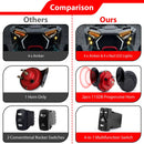 Universal UTV SxS Turn Signal and Horn Kit, 4 Amber & 4 Red LED Lights with 4 - Button Switch - WeiSen - 80206037
