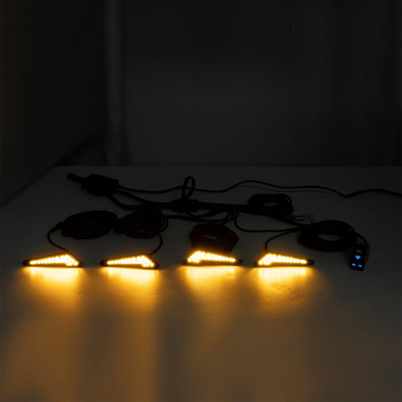 Universal UTV Turn Signal and Horn Kit for Polaris RZR/Ranger, Can - Am Maverick X3/Defender, SxS, Golf Carts - WeiSen - 80202007