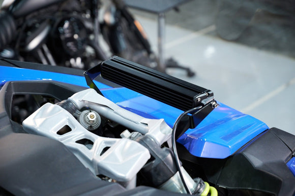 UTV 12" Amber Single - row Straight Hood Light Bar Kit for 2017 - 2025 Can Am Maverick X3 / X3 Max - WeiSen - 8012000702