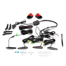 UTV Amber LED Lights Street Legal Turn Signal and Horn Kit Compatible with Polaris General/Ranger/RZR/Xpedition Models - WeiSen - 80202008