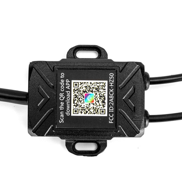 UTV ATV 2Pcs 3FT LED Spiral RGB Whip Lights Chasing Lighted Antenna Whips | RF Remote Controller & APP - WeiSen - 80204011