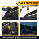 UTV ATV 2Pcs 3FT LED Spiral RGB Whip Lights Chasing Lighted Antenna Whips | RF Remote Controller & APP - WeiSen - 80204011