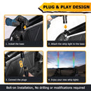 UTV ATV 2Pcs 4FT LED Spiral RGB Whip Lights Chasing Lighted Antenna Whips | RF Remote Controller & APP - WeiSen - 80204012