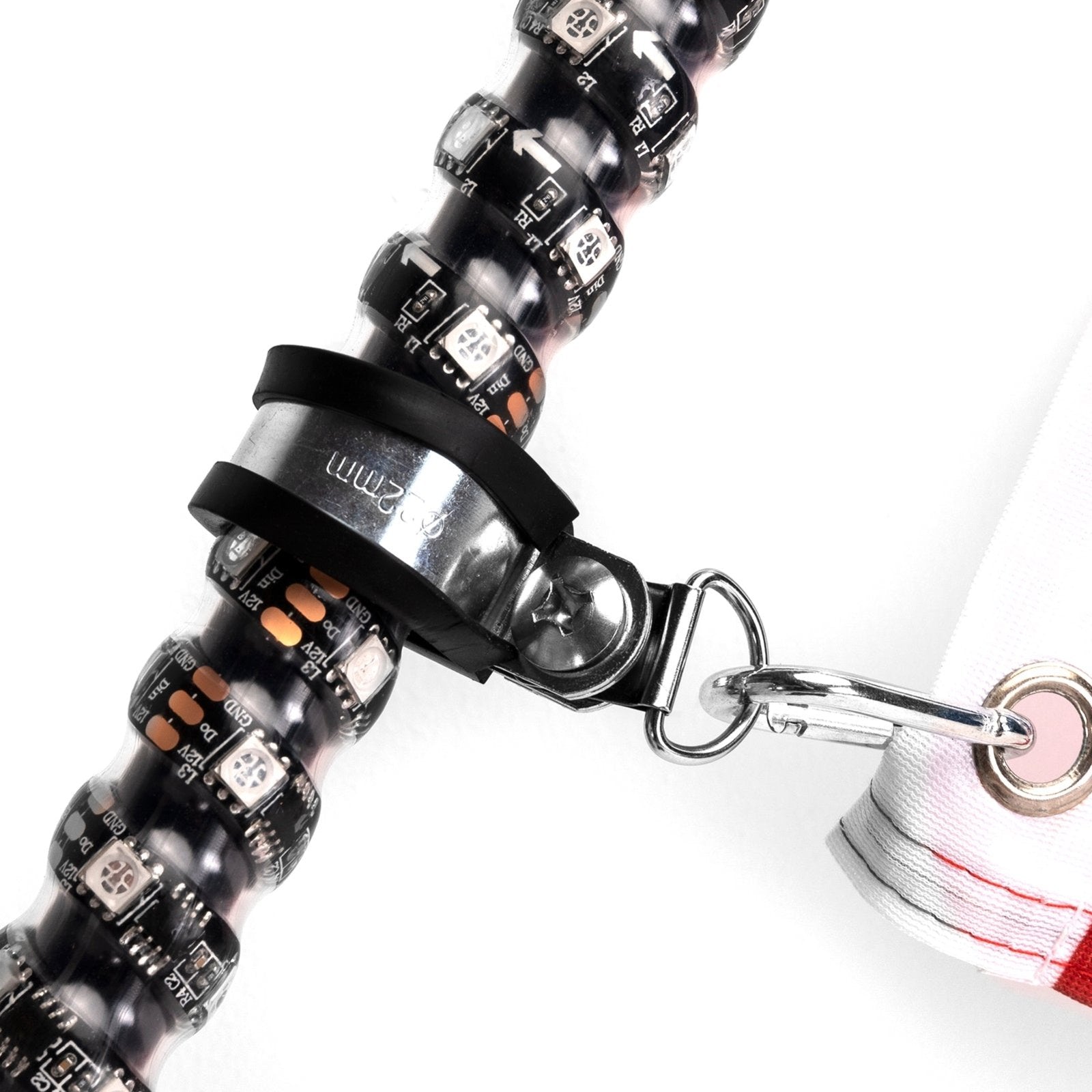 UTV ATV 2Pcs 4FT LED Spiral RGB Whip Lights Chasing Lighted Antenna Whips | RF Remote Controller & APP - WeiSen - 80204012