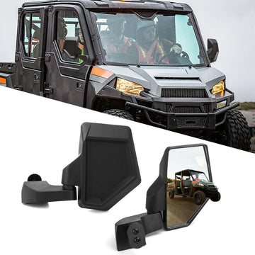 UTV Door Mounted Side View Mirror for Polaris Ranger SP570/1000/XP1000/Crew XP 1000/Crew/Northstar Pro XD 2018 - 2025 (ONLY FOR FULL DOORS) - WeiSen - 80301053