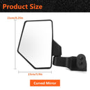 UTV Door Mounted Side View Mirror for Polaris Ranger SP570/1000/XP1000/Crew XP 1000/Crew/Northstar Pro XD 2018 - 2025 (ONLY FOR FULL DOORS) - WeiSen - 80301053