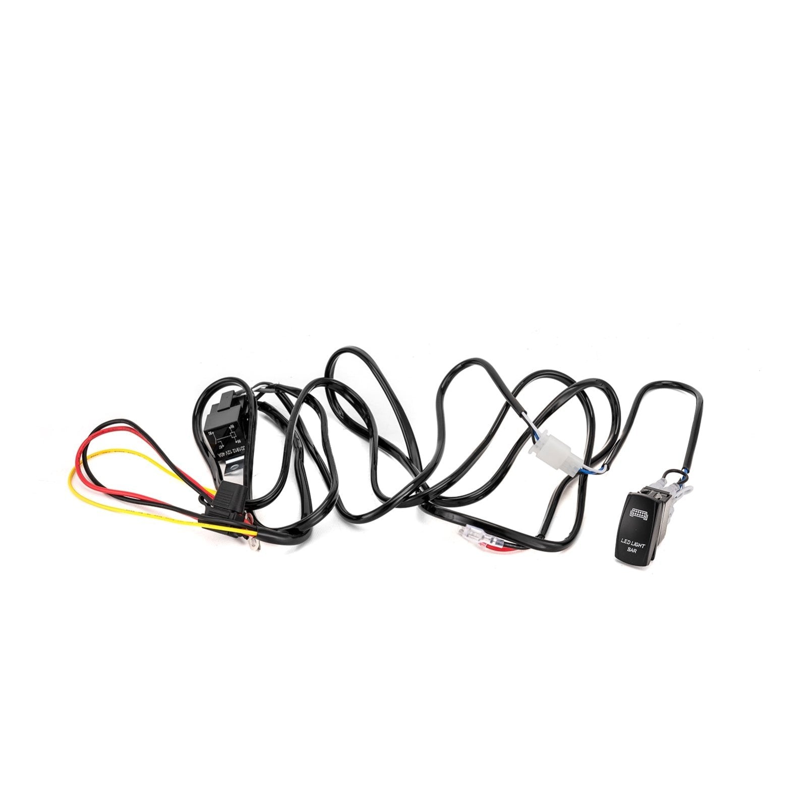 UTV Key On LED Light Bar Wiring Harness Kit Fit Polaris RZR Ranger General Can Am Maverick X3 Kawasaki Teryx KRX Mule - Weisen