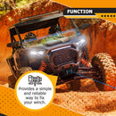 UTV Winch Mounting Bracket for Polaris RZR XP 1000/XP 4 1000 (2024 - Current), Heavy - Duty Steel - WeiSen - 80106041