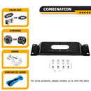 UTV Winch Mounting Plate Fits Polaris Ranger PRO XD/Crew SP 570 Midsize (2022 - Current) - WeiSen - 80106040