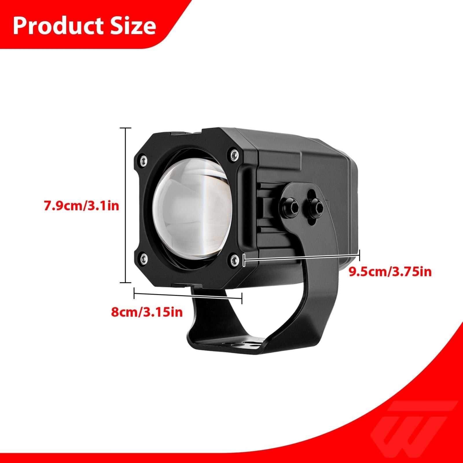 Whipless RGBW LED Whip Light | Wireless Remote Control | 9 Modes | Waterproof | for ATV UTV Truck Jeep SUV - WeiSen - 80204018