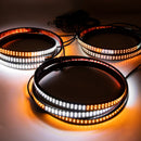 White Amber 49" Tailgate Strobe Lights Strip & 60" Side Step Light Strip For Trucks, SUVs, Emergency vehicles - WeiSen - 70207016