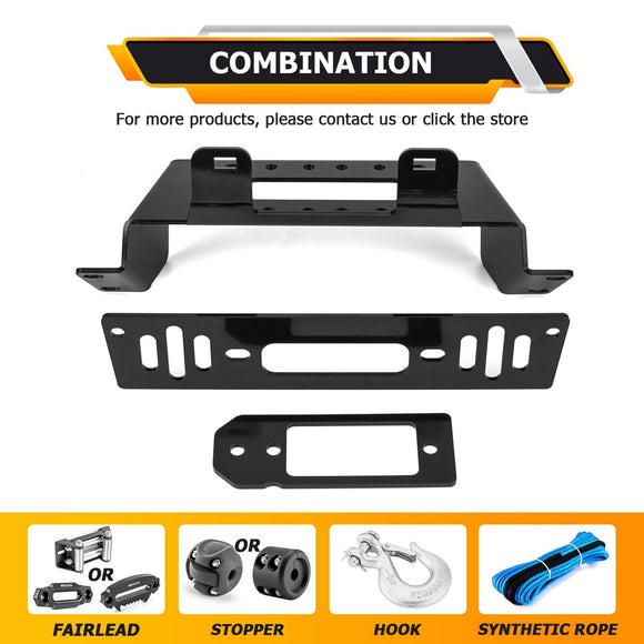 Winch Mounting Plate for Polaris Ranger Full - Size & Mid - Size (2009 - 2022), 500/570/800 Models - WeiSen - 80106039