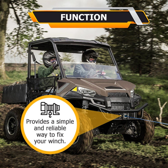 Winch Mounting Plate for Polaris Ranger Full - Size & Mid - Size (2009 - 2022), 500/570/800 Models - WeiSen - 80106039