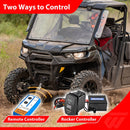 Wireless Remote Control UTV 4500lb 12V Electric Winch Kit for Can Am Defender HD5/HD7/HD8/HD9/HD10/MAX HD7/MAX HD8/MAX HD9/MAX HD10/6x6 (All)/PRO(All) - WeiSen - 80310052