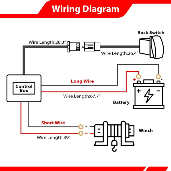 Wireless Remote Control UTV 4500lb 12V Electric Winch Kit for Can Am Defender HD5/HD7/HD8/HD9/HD10/MAX HD7/MAX HD8/MAX HD9/MAX HD10/6x6 (All)/PRO(All) - WeiSen - 80310052