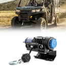 Wireless Remote Control UTV 4500lb 12V Electric Winch Kit for Can Am Defender HD5/HD7/HD8/HD9/HD10/MAX HD7/MAX HD8/MAX HD9/MAX HD10/6x6 (All)/PRO(All) - WeiSen - 80310052