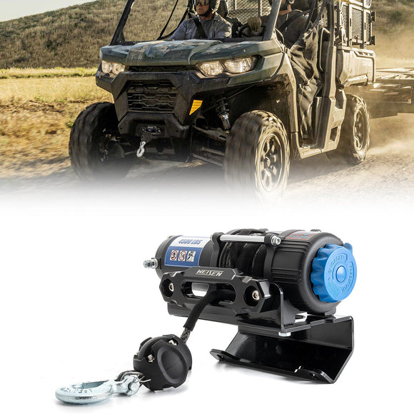 Wireless Remote Control UTV 4500lb 12V Electric Winch Kit for Can Am Defender HD5/HD7/HD8/HD9/HD10/MAX HD7/MAX HD8/MAX HD9/MAX HD10/6x6 (All)/PRO(All) - WeiSen - 80310052