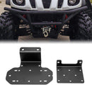 YAMAHA RHINO 450/660/700 UTV No Drlling Front Winch Mount Plate Brackets Kit - WeiSen - 80106003