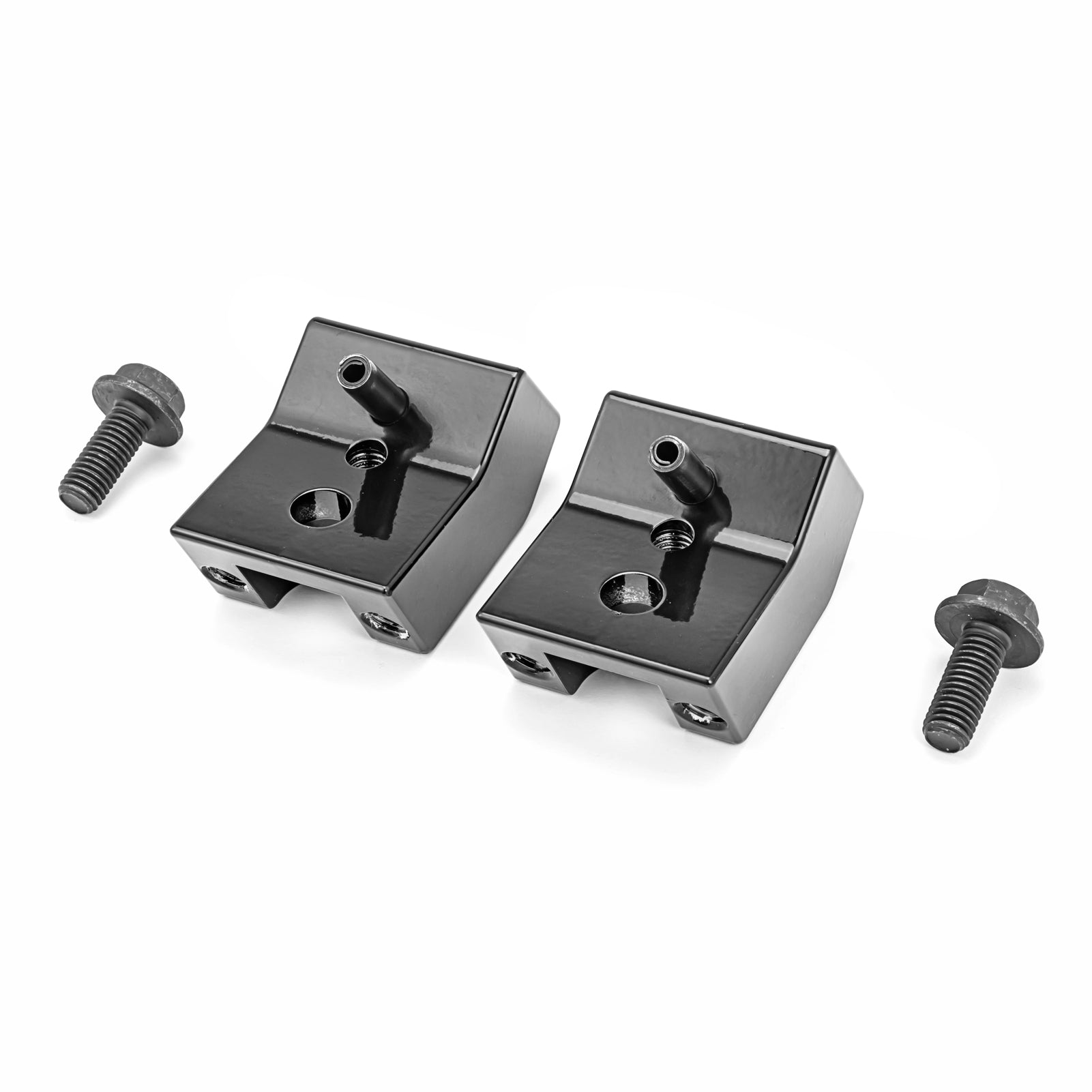 Weisen - CNC Front & Rear Seat Riser Spacer Lift Kit Fit 2005-2022 Toyota Tacoma Tundra 4Runner FJ Cruiser Captain's Chairs, Black