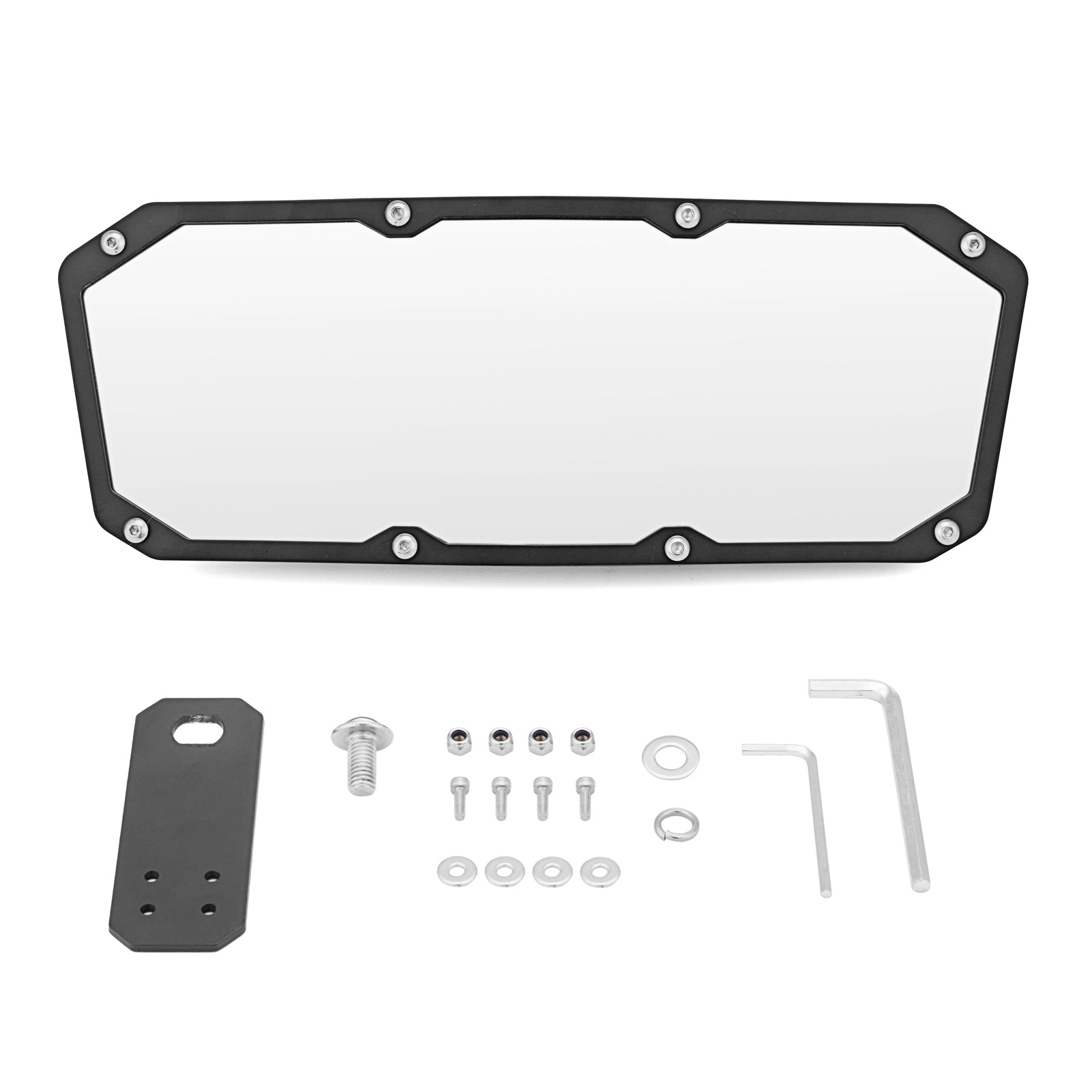 2017-2024 Polaris Ranger 1000 570 Pro-Fit Cage Large Rearview Center Mirror