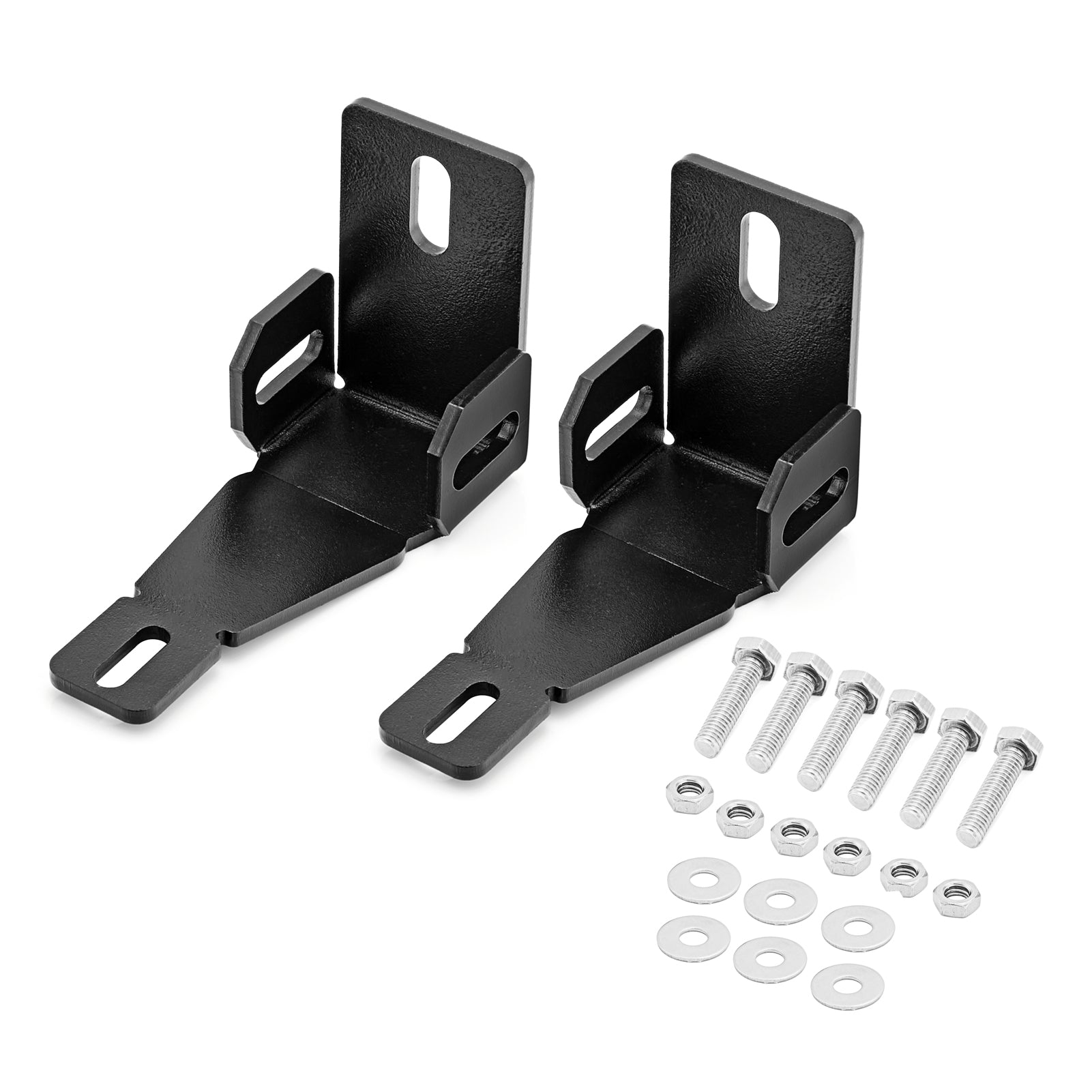 1999 - 2016 Ford F250 F350 F450 Super Duty Front Bumper Fog Light Mount Brackets - WeiSen - ZT079