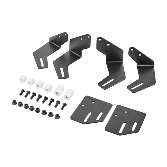 2019 - 2024 Honda Talon 1000X 1000R 36" - 43" LED Light Bar Mount Brackets - WeiSen - 80101024
