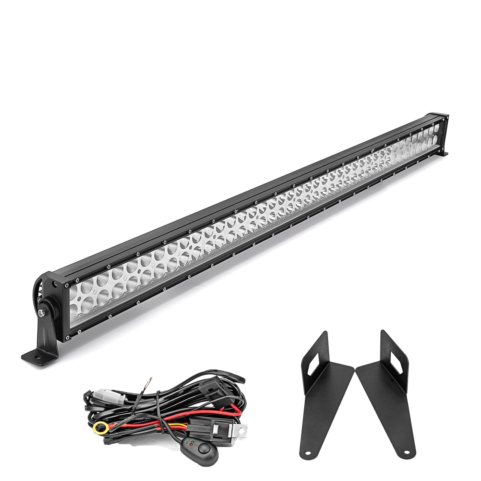 2015 - 2023 Jeep Renegade BU 42" Straight LED Light Bar Upper Roof Bracket Mounts - WeiSen - ZT220+LED006+WI001 - A