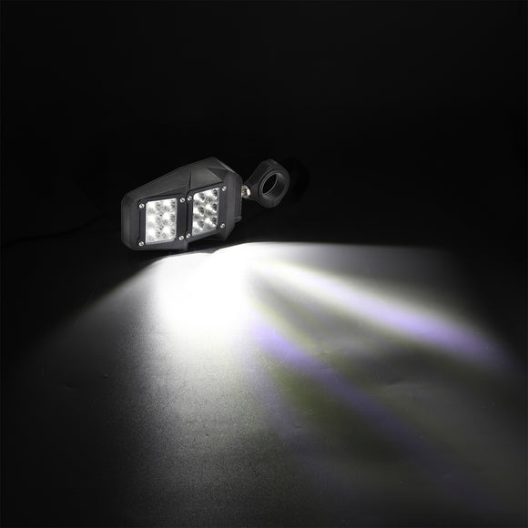 UTV POLARIS | KAWASAKI | Honda | CFMOTO | Can - Am | Arctic Cat Rear View Side Mirrors w/ LED Rock Lights - WeiSen - 80301018