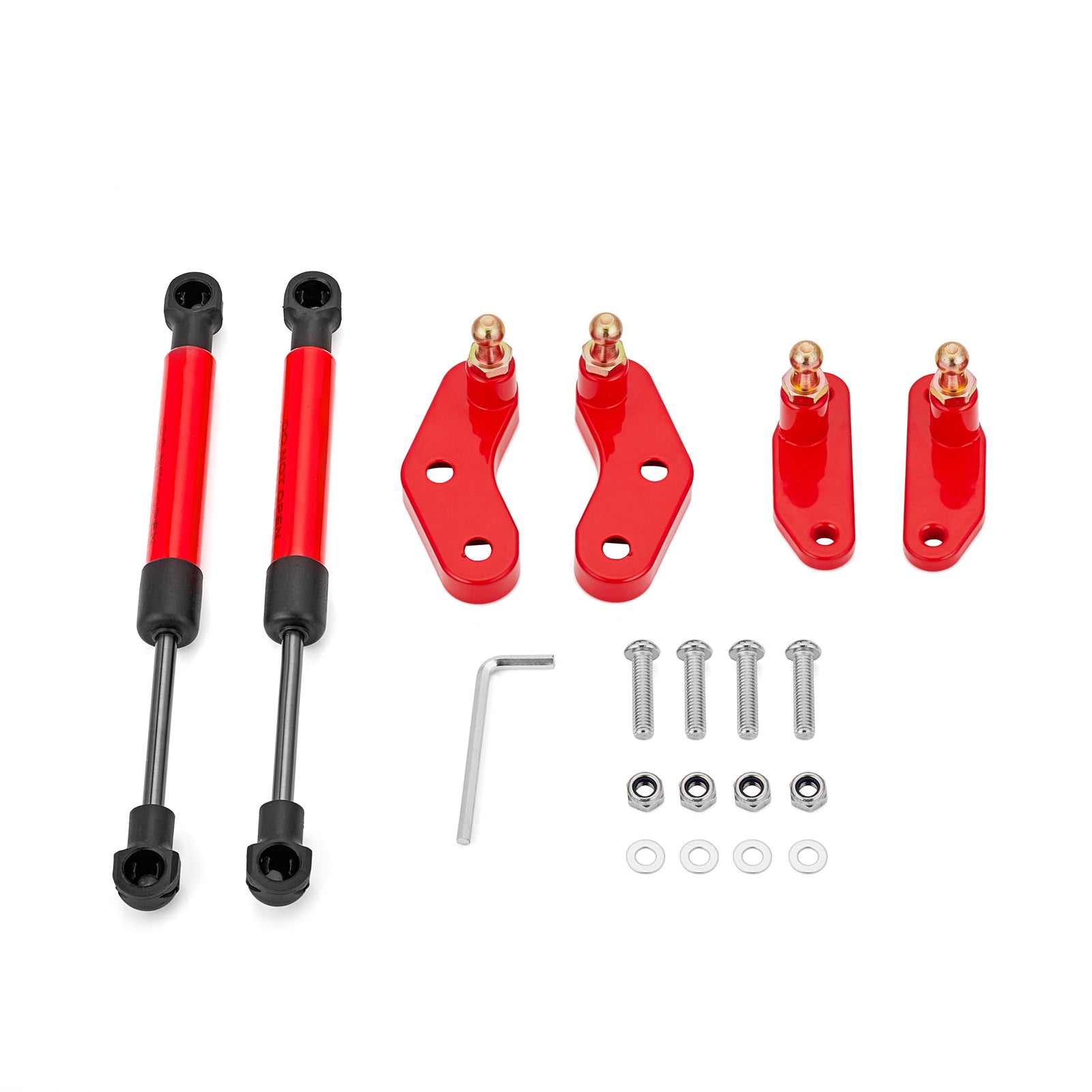 Can Am Maverick X3 / X3 MAX 2017-2024 Anodized Red Aluminium Door Opener Kit