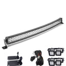 2010 - 2019 Ram 2500/3500 Hidden Bumper 42"LED light bar&fog light - WeiSen - ZT006+ZT013+LED001*2+LED009+WI001 - A+WI011 - A+WI008