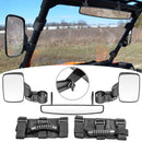 Polaris Ranger | Yamaha | John Deere | Can - Am | Kawasaki | Honda 1.5" Roll Bar Center Side Rearview Mirror+Handle Grab - WeiSen - ZT035 - E