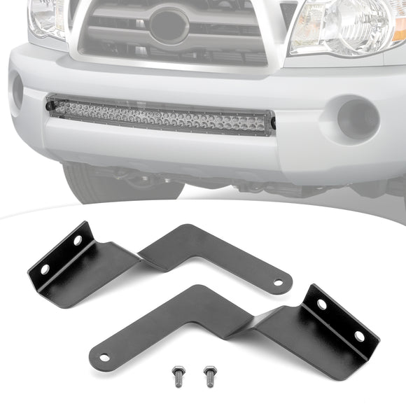 2005 - 2015 Toyota Tacoma Front Bumper 32" Light Bar Mount Brackets - WeiSen - ZT026