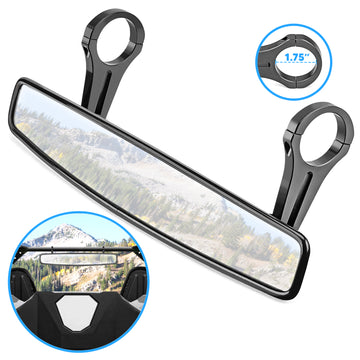 Polaris RZR 570 800 900 1000 Center Rear View Mirror for 1.75" Roll Bar - WeiSen - ZT035 - C