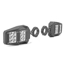 UTV POLARIS | KAWASAKI | Honda | CFMOTO | Can - Am | Arctic Cat Rear View Side Mirrors w/ LED Rock Lights - WeiSen - 80301018