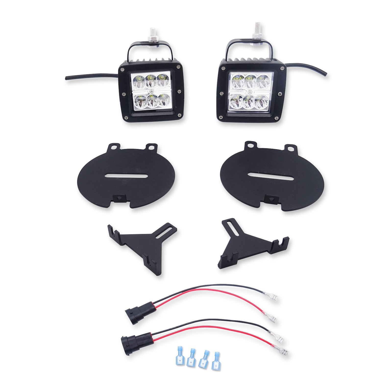 Toyota Tacoma 2012-2015 tundra 2014 24W Fog LED Light Pod Plug Play Wire Bumper Bracket Kits Car Lights Exterior Accessories - Weisen