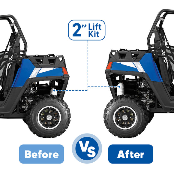 Polaris RZR 800 UTV 2" Front & Rear Full Lift Kit Suspension Mount Bracket - WeiSen - ZT067