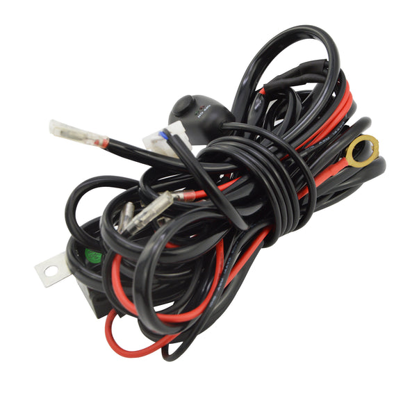 12V 160W LED Light Bar Wiring Harness Kit ON - OFF Rocker Switch Fuse Relay - WeiSen - Wi001