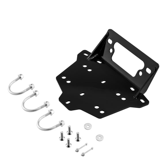 2013 - 2018 Can - Am Maverick 1000R & Turbo UTV Winch Mounting Plate Bracket Kit - WeiSen - 80106005