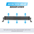 1997 - 2006 Wrangler TJ 4WD Upper Hood 120W 22" Straight LED Light Bar Kit - WeiSen - ZT042+LED004+WI002