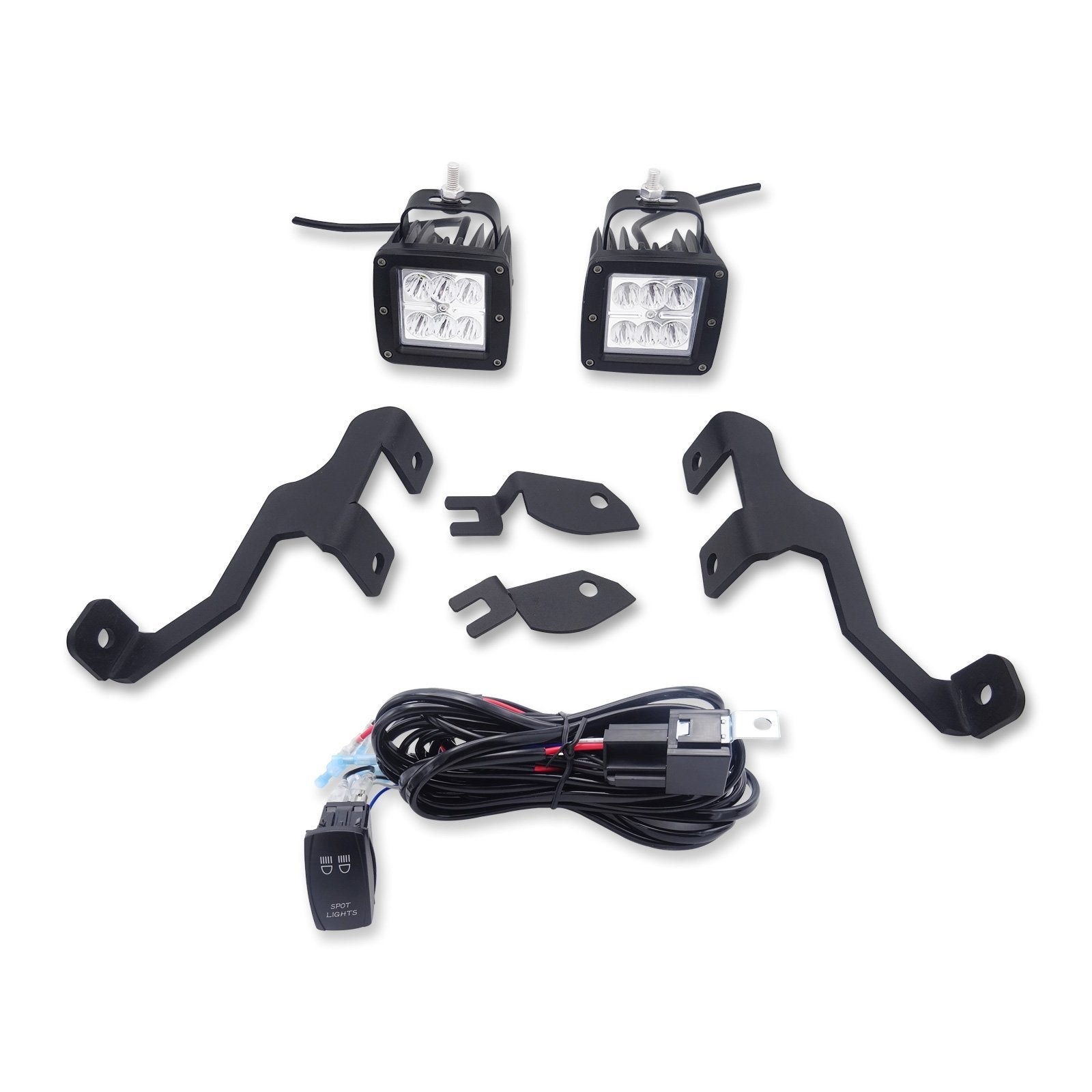 Ford F150 SVT Raptor F-150 Hood Side Pillar Light Bar Pod Mount Bracke | Weisen Ford F150 SVT Raptor F-150 Hood Side Pillar Light Bar Pod Mount Bracke | Weisen