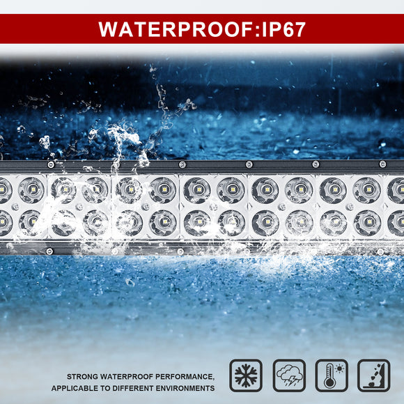 2018 - 2024 Can - am Maverick Trail Sport Roof 42" Straight LED Light Bar Bracket Wire Kit - WeiSen - ZT175+LED006+WI002