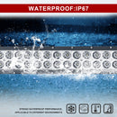 2014+ Can - Am Commander 1000 800 Upper Roof 42" Straight LED Light Bar Brackets Kit - WeiSen - ZT015+LED006+WI001 - A